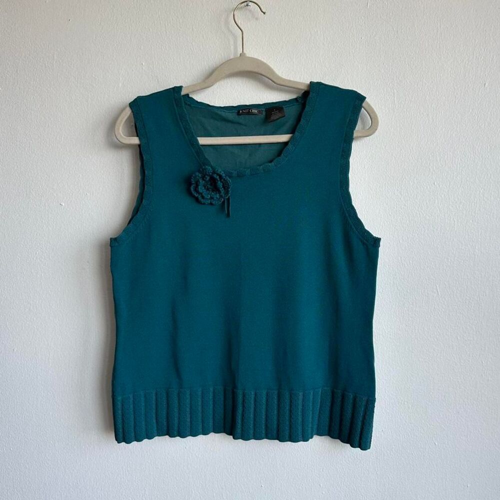 Unbranded Women's Blue and Green Vest